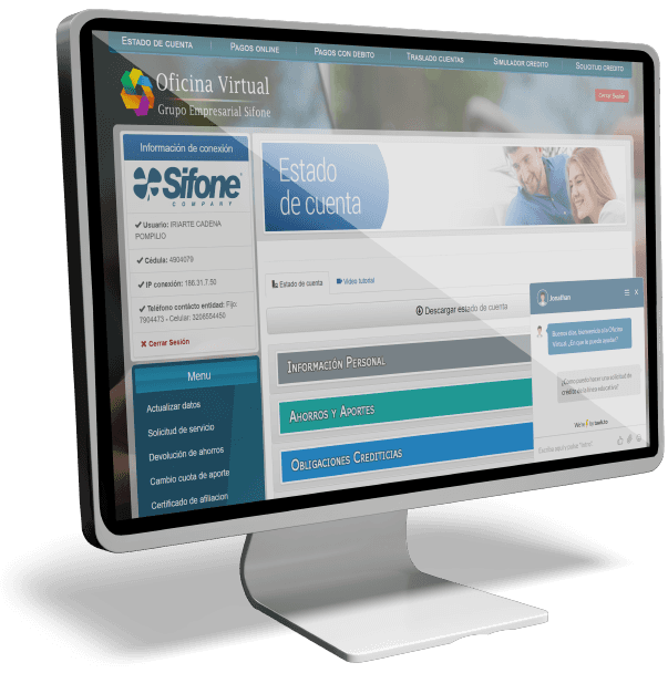 Oficina Virtual - Banca en línea solidaria y financiera
